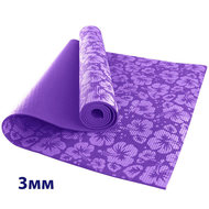 HKEM113-03-PURPLE Коврик для йоги 3 мм-Фиолетовый (12), 10012390, КОВРИКИ