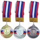 F18520 Медаль 1 место  (d-6,5 см, лента триколор в комплекте)