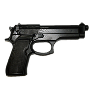 Пистолет тренировочный "1M" (черный), (мягкий), 10014312, 04.БОКС И ЕДИНОБОРСТВА
