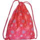 SM-141 Мешок-рюкзак (красный) с рисунком "Снежинки"