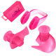 C33425-4 Комплект для плавания беруши и зажим для носа (розовые)