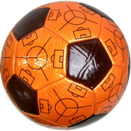 C33387-3 Мяч футбольный №5 "Meik" (оранжевый) PVC 2.6,  310-320 гр., машинная сшивка, 10017306, Футбольные мячи