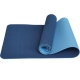 E33583 Коврик для йоги ТПЕ 183х61х0,6 см (синий/голубой)