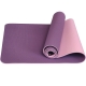 E33579 Коврик для йоги ТПЕ 183х61х0,6 см (фиолетово/розовый)