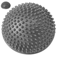 C33513-5 Полусфера массажная круглая надувная (серый) (ПВХ) d-16 см, 10017620, МЯЧИ ГИМНАСТИЧЕСКИЕ