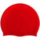 B31520-3 Шапочка для плавания силиконовая одноцветная (Красный)