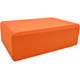 BE100-6 Йога блок полумягкий (оранжевый) 223х150х76мм., из вспененного ЭВА (A25573)