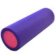 PEF30-1 Ролик для йоги полнотелый 2-х цветный (фиолетово/розовый) 30х15см. (B34489)