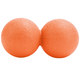 MFR-2 Мяч для МФР двойной 2х65мм (оранжевый) (D34411)
