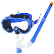 E33114-1 Набор для плавания детский маска+трубка (ПВХ) (синий) , 10019993, 11.ПЛЯЖНЫЙ ОТДЫХ