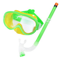 E33114-2 Набор для плавания детский маска+трубка (ПВХ) (зеленый) , 10019994, Наборы для плавания