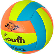 E33543-1 Мяч волейбольный (голубой), PVC 2.7, 280 гр, машинная сшивка, 10020085, ВОЛЕЙБОЛ