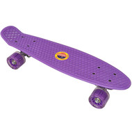 E33093 Скейтборд пластиковый 56x15cm со свет. колесами (фиолетовый) (SK501), 10020092, 01.ЛЕТО