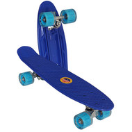 E33098 Скейтборд пластиковый 56x15cm со свет. колесами (синий) (SK506), 10020096, 01.ЛЕТО