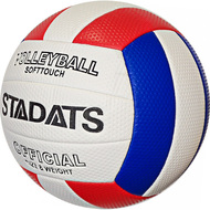 E33489-2 Мяч волейбольный (красный/синий), PVC 2.7, 290 гр, машинная сшивка, 10020177, ВОЛЕЙБОЛ