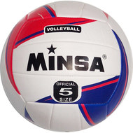 E33478 Мяч волейбольный (сине/красный), ПВХ 2.5, 260 гр, 10020336, Волейбольные мячи