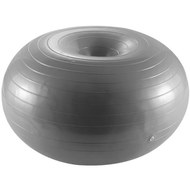 FBD-60-4 Мяч для фитнеса фитбол-пончик 60 см (серый), 10020341, МЯЧИ ГИМНАСТИЧЕСКИЕ
