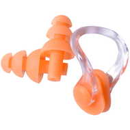 E36867-5 Набор для плавания в боксе, беруши и зажим для носа (оранжевый), 10020485, Аксессуары для плавания