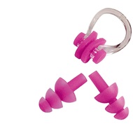 E36868-2 Набор для плавания в zip-lock, беруши и зажим для носа (розовый), 10020488, Аксессуары для плавания