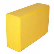 BE100-A Йога блок полумягкий (желтый) 223х150х76мм., из вспененного ЭВА (E39148), 10020500, ЙОГА БЛОКИ