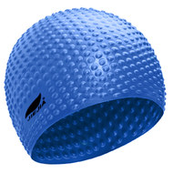 E38926 Шапочка для плавания силиконовая Bubble Cap (синяя), 10020861, Шапочки силиконовые