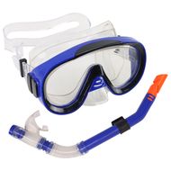 E39246-1 Набор для плавания юниорский маска+трубка (ПВХ) (синий), 10021111, 00.Новые поступления