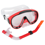 E39246-2 Набор для плавания юниорский маска+трубка (ПВХ) (красный), 10021112, 00.Новые поступления