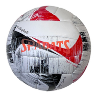 E39980 Мяч волейбольный (бело/красно/черный), PU 2.7, 300 гр, машинная сшивка, 10021472, 09.МЯЧИ И АКСЕССУАРЫ
