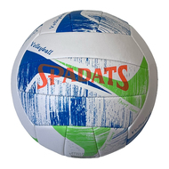 E39981 Мяч волейбольный (бело/сине/зеленый), PU 2.7, 300 гр, машинная сшивка, 10021473, 09.МЯЧИ И АКСЕССУАРЫ