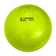Мяч для художественной гимнастики однотонный,  d=15 см (желтый с блестками)
