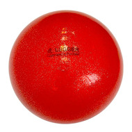 Мяч для художественной гимнастики однотонный,  d=15 см (красный с блестками), 10021512, 06.ХУДОЖЕСТВЕННАЯ ГИМНАСТИКА