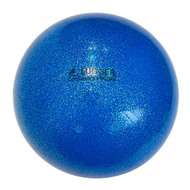 Мяч для художественной гимнастики однотонный,  d=15 см (синий с блестками), 10021513, Аксессуары ХГ