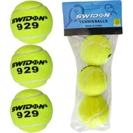 E29376 Мячи для большого тенниса "Swidon 929" 3 штуки (в пакете), 10021609, 08.ИГРЫ
