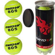 E29378 Мячи для большого тенниса "Swidon 805" 3 штуки (в тубе), 10021611, 08.ИГРЫ