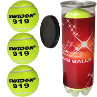 E29379 Мячи для большого тенниса "Swidon 919" 3 штуки (в тубе), 10021612, 08.ИГРЫ