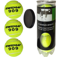 E29380 Мячи для большого тенниса "Swidon 909" 3 штуки (в тубе), 10021613, 08.ИГРЫ