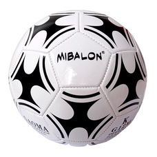 E40497 Мяч футбольный "Mibalon",3-слоя  PVC 1.6, 275 гр, машинная сшивка