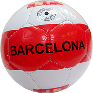 E40770-2 Мяч футбольный "Barcelona", машинная сшивка (красно/белый), 10021802, Футбольные мячи