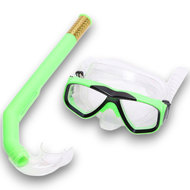 E41218 Набор для плавания детский маска+трубка (ПВХ) (зеленый) , 10021813, Наборы для плавания