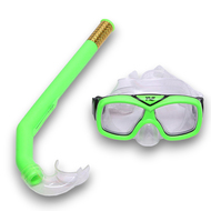 E41236 Набор для плавания детский маска+трубка (ПВХ) (зеленый) , 10021831, Наборы для плавания