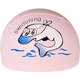 E41273 Шапочка для плавания детская Дельфин (ПУ) (светло розовая)