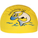E41276 Шапочка для плавания детская Дельфин (ПУ) (желтая)