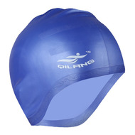 E41552 Шапочка для плавания силиконовая анатомическая (синяя), 10021926, Шапочки силиконовые