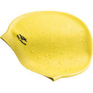 E41558 Шапочка для плавания силиконовая взрослая (желтая), 10021932, Шапочки силиконовые
