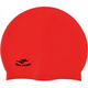 E41563 Шапочка для плавания силиконовая взрослая (красная)