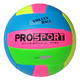 E40006-3 Мяч волейбольный (розово/салат/голубой), PU 2.7, 235 гр, машинная сшивка