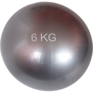 MB6 Медбол 6 кг., d-20см. (серебро) (E41881), 10022045, МЕДБОЛЫ