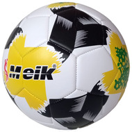 E41771-1 Мяч футбольный "Meik-157" (зеленый) 4-слоя, TPU+PVC 3.2,  340-365 гр., машинная сшивка, 10022048, ФУТБОЛ