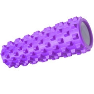 B33080 Ролик для йоги (фиолетовый) 45х14см ЭВА/АБС, 10015353, ЙОГА РОЛИКИ