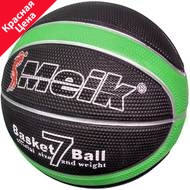 C28682-2 Мяч баскетбольный "Meik-MK2310" №7, (черный/зеленый), 10015837, Мячи